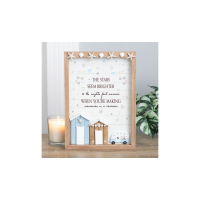 The Stars Seem Brighter 3D Shell Caravan Plaque